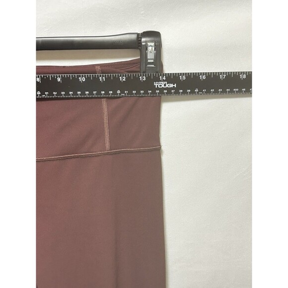 Athleta Persistence Laser Cut Womens‎ S Maroon Leggings - Picture 2 of 13